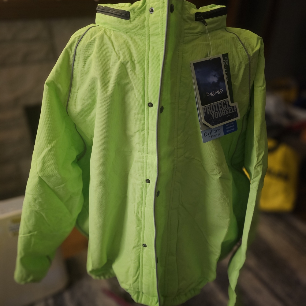 Ingesco Men's Neon Green Raincoat